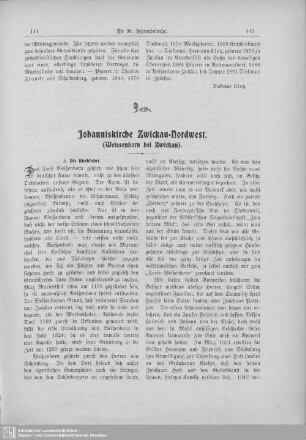 Johanniskirche Zwickau-Nordwest