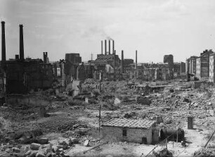 Schweriner Straße, Könneritzstraße, Wettiner Platz : Dresden, West, 1951