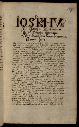 170r-171v, Iosephus XII Domini...