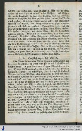 2. Verfälschungen des Bieres.