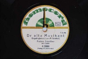 Dr alta Musikant : Erzgebirgisches Lied