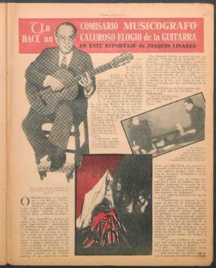 Un comisario musicógrafo hace un caluroso elogio de la guitarra en este reportaje de Joaquín Linares