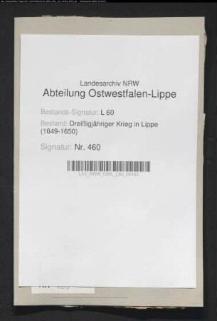 Kriegsjahre 1630/31