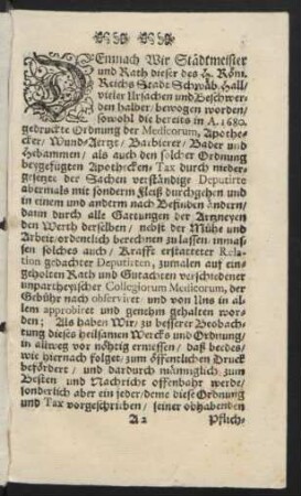 Titulus I. Von den Medicis.