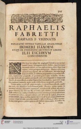 Raphaelis Fabretti