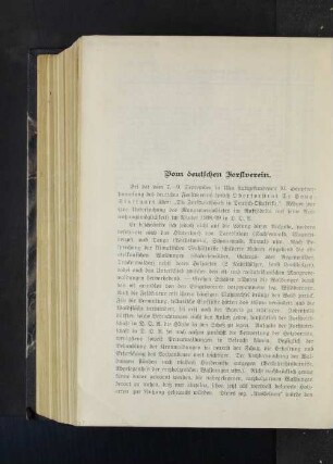 Vom deutschen Forstverein.