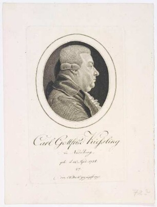 Bildnis des Carl Gottfried Kiessling