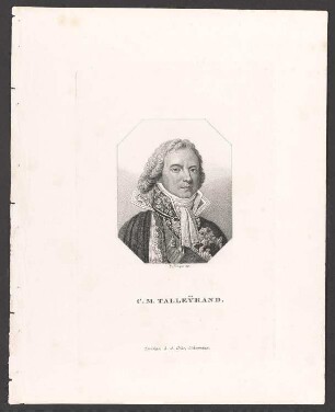 Porträt Charles-Maurice de Talleyrand-Périgord (1754-1838)