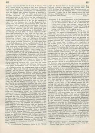 422 [Rezension] Maronier, Jan H., Geschiedenis van het protestantisme van den Munsterschen vrede tot de Fransche revolutie 1648 - 1789