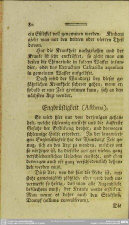 Engbrüstigkeit (Asthma)
