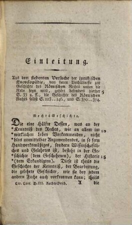 Lehrbuch der Geschichte des Römischen Rechts, bis auf Justinian, 1