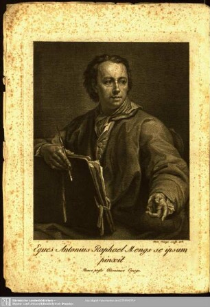 Eques Antonius Raphael Mengs se ipsum pinxit