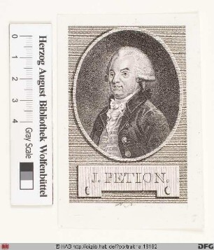 Bildnis Jérôme Pétion de Villeneuve