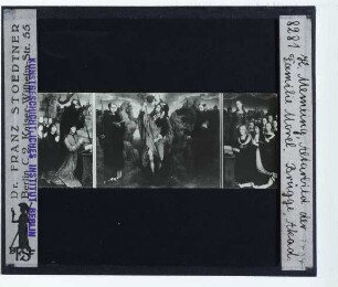 Memling, Moreel-Triptychon m. Hl. Christopherus (Brügge GM 0000.GRO0091.I-0095.I)