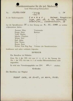 Zenker, Helmut