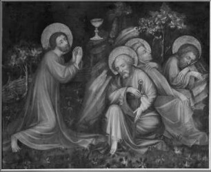 Flügelbilder eines unbekannten Marien-Altars — Christus am Ölberg