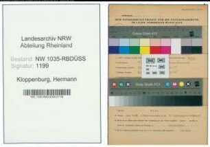 Entnazifizierung Hermann Kloppenburg , geb. 29.10.1920 (Buchhalter)