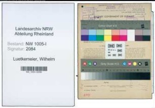Entnazifizierung Wilhelm Luetkemeier , geb. 11.04.1903 (Buchhalter)
