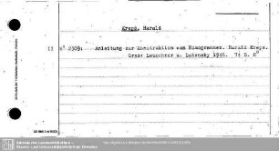 Kreps, Harald