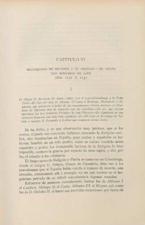 Capitulo VI. Reconquista de Sigüenza y su Obispado. - ...