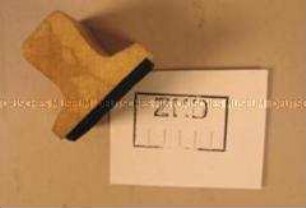 Stempel (Abdruck angefügt)