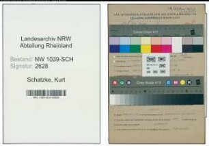 Entnazifizierung Kurt Schatzke , geb. 06.02.1907 (Angestellter)