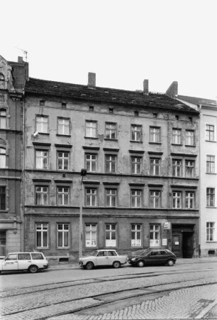Görlitz, Bautzener Straße 42. Wohnhaus (um 1860). Straßenansicht