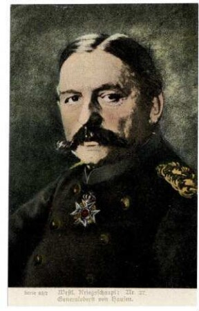 Serie Nr. 63/2 Nr. 27: Westl.Kriegsschaupl.: Generaloberst von Hausen.