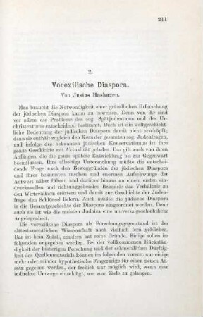 211-216 Vorexilische Diaspora