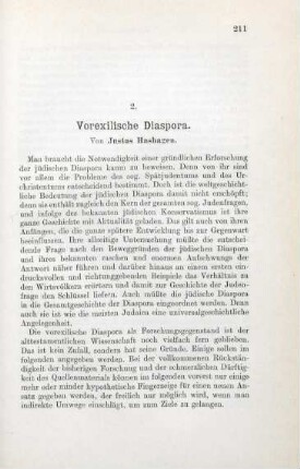 211-216 Vorexilische Diaspora