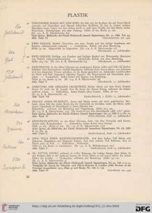 Plastik (Nr. 40-55)