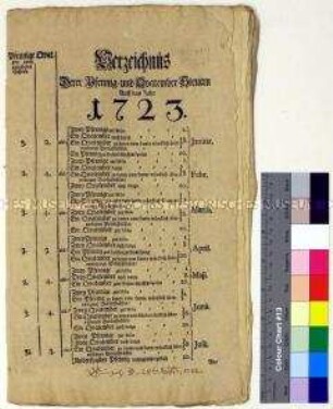 Mandate von Friedrich August I. Kurfürst von Sachsen betreffend die Eintreibung der Pfennig- und Quatember-Steuern
