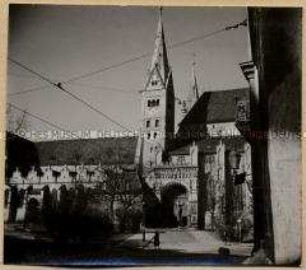 Augsburg, Hohe Domkirche Unserer Lieben Frau zu Augsburg, Südansicht