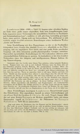 IX. Kapitel: Lombroso.