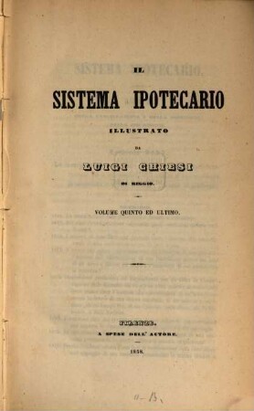 Il sistema ipotecario illustrato, 5