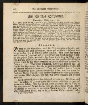 306-315, LXIII. Am Feyertag Stephanus