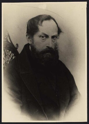 Porträt Ludwig Arndt (Reproduktion nach einer Fotografie) : Porträt Ludwig Arndt (Reproduktion nach einer Fotografie wohl um 1855). Dresden: Privatbesitz
