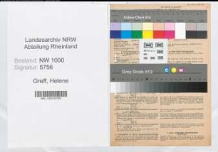 Entnazifizierung Helene Greff, geb. 11.07.1909 (Stenotyp.)