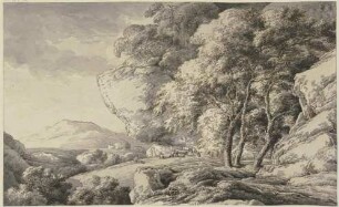 Klassische Landschaft mit Staffage