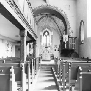 Evangelische Pfarrkirche (Kirche, ev.); Nidda, Berggasse 11, Berggasse , Der Kirchgarten