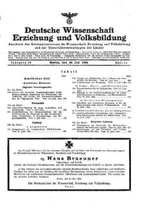 [Todesanzeige Pg. Hans Braeuner]