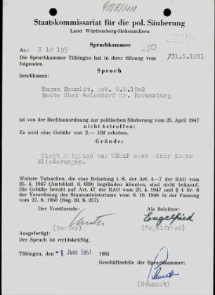 Schmidt, Eugen