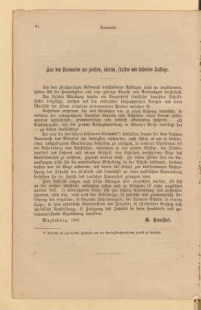 Aus den Vorworten zur zweiten, vierten, fünften und siebenten Auflage