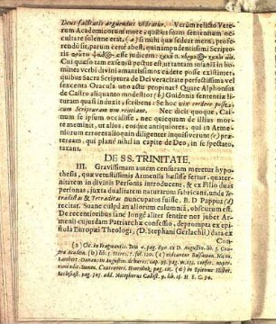 De SS. Trinitate. III.