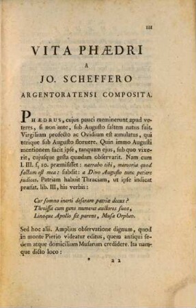 Phædri Augusti Liberti Fabulæ Æsopiæ : Novissime Recognitæ Et Emendatæ