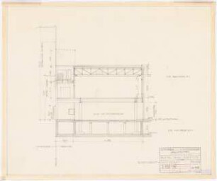 Hotel Kurfürstendamm/Fasanenstraße (»Bristol Kempinski«), Berlin-Charlottenburg Umbau und Erweiterung: Saalanbau: Querschnitt 1:100