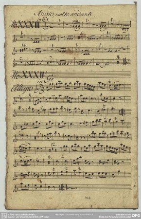 33. Anonymus, Arioso, C-Dur