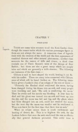 Chapter V. Folk-lore