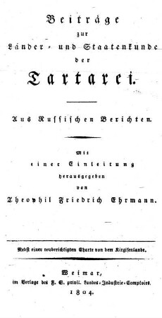 [Reise durch China von Peking nach Canton im Gefolge der Großbrittannischen Gesandtschaft in den Jahren 1793 und 1794] Johann Barrow's Reise durch China von Peking nach Canton im Gefolge der Großbrittannischen