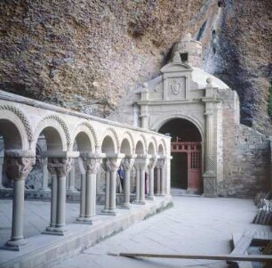 Aragonien. Kloster San Juan de la Pena